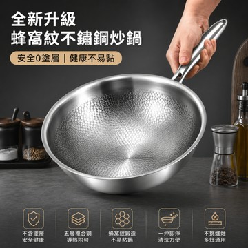 德國鈦鍋 純鈦炒鍋 無塗層不粘鍋 鈦炒鍋 魚鱗錘紋鈦炒鍋 不粘鍋魚 家用炒菜鍋 電磁爐 燃氣灶通用