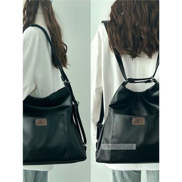 包包女2025新款秋秋冬軟皮三用背包單肩通勤托特包百搭斜跨包流行