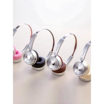 復古美拉德頭戴式耳機女生掛脖健身騎行藍牙耳機降噪無線超長續航