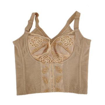 安提情迷巴黎尼亞無鋼圈薄款長文胸薄款定型聚攏收副乳女美體內衣