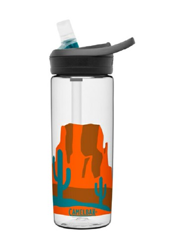 【【蘋果戶外】】Camelbak《送咬嘴蓋》600ml eddy+多水吸管水瓶 RENEW【沙漠綠洲】登山水壺單車水壺吸管水壺