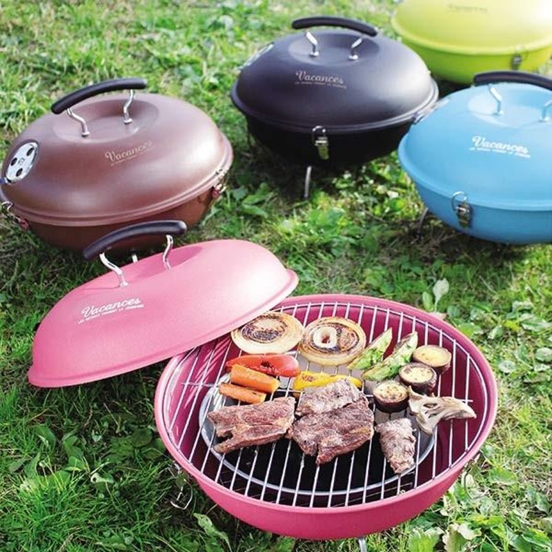 □在庫限り・入荷なし□バーベキューコンロ ラウンドBBQ＆スモーク 