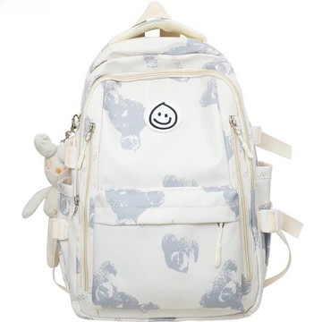 日本書初中女生大容量負護中脊百搭大學生雙肩包2包023新款減高生