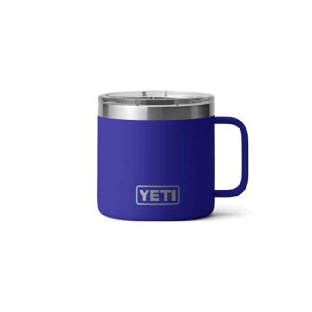 YETI Rambler 14oz(414ml)マグ (オフショアブルー)（並行輸入品）