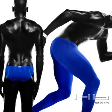 Hb運動長褲男士緊身保暖性感組合式DIY系列前兜鏤空（不含內褲）