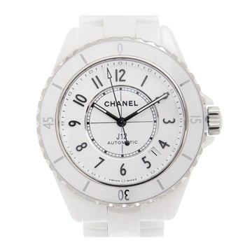 CHANEL 香奈兒(H5700) 新款透視底蓋自動上鍊款x白x38mm