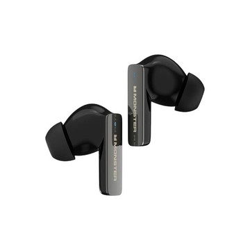 MONSTER 魔聲 MON-MQT50 HIFI高傳真ANC音樂藍牙耳機/黑 綠風潮