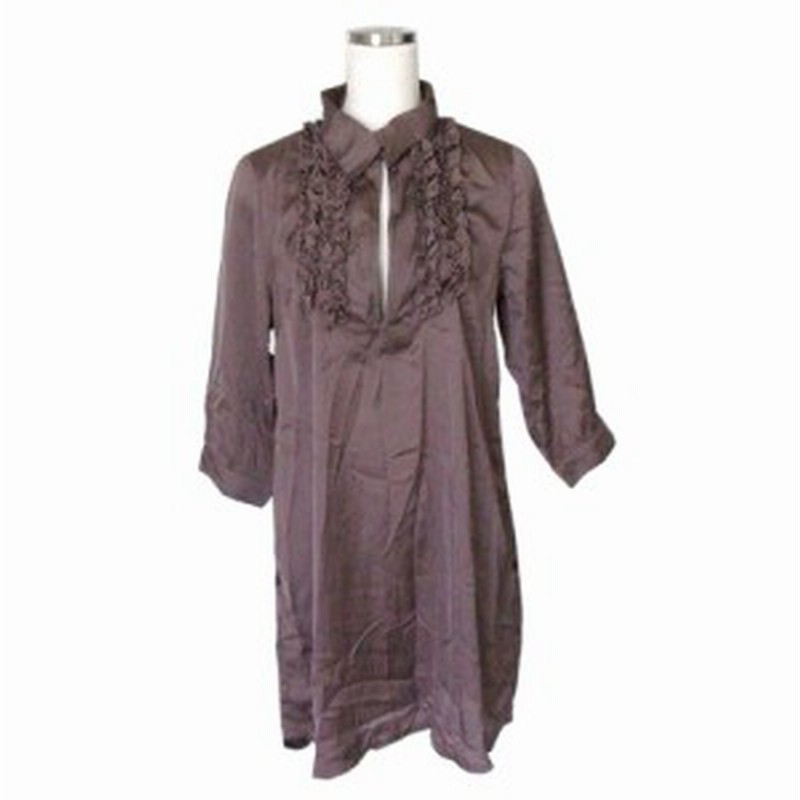 Comme Ca Ism コムサイズム フリルドレープワンピース ドレス パーティ コムサデモード 中古 通販 Lineポイント最大1 0 Get Lineショッピング