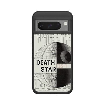 Pixel 8 Pro SolidSuit 黑 - 迪士尼-星際大戰 Star Wars - 星際大戰 – 死星全幅結構圖