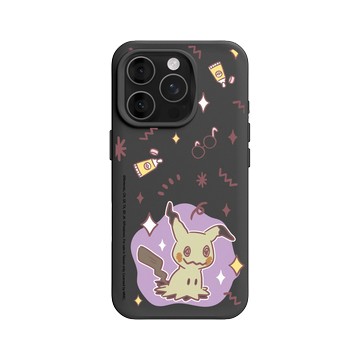 iPhone 16 Pro SolidX 黑 - 寶可夢 Pokemon - 暖色系列-謎擬Q