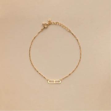 K18 優雅豬鼻子手鍊