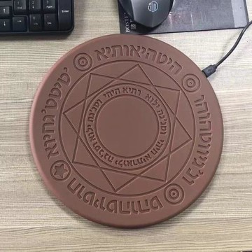 魔法陣手機無線充電器快充發射底座蘋果安卓通用QI標準抖音網紅正