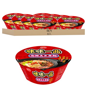 味丹 味味一品 麻辣臭豆腐麵  8入