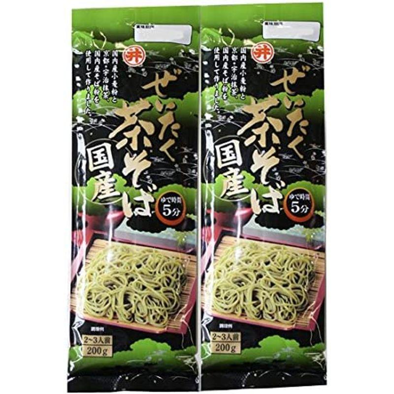 東亜食品 ぜいたく茶そば(国産) 200g×2袋