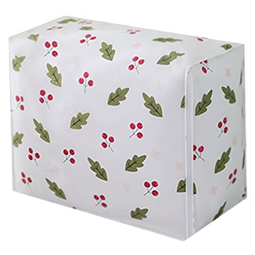 E.City 清新款PEVA方型棉被衣物收納袋  59 x 47 x 29cm  櫻桃