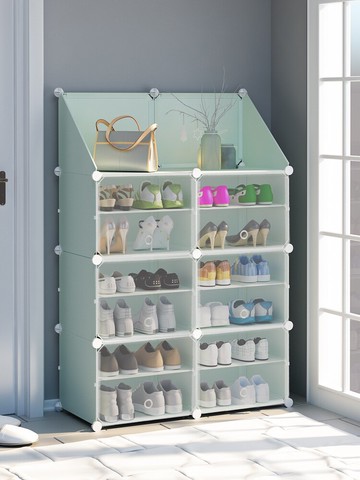 鞋柜家用放在家門口簡易窄小鞋架子宿舍用女省空間防塵收納經濟型