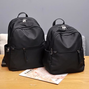 牛津布包雙肩包女簡約尼龍包女士防水時尚百搭小包包帆布旅行背包