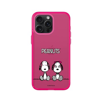 iPhone 15 Pro Max Clear 粉漾桃 - 史努比 Snoopy - With Belle