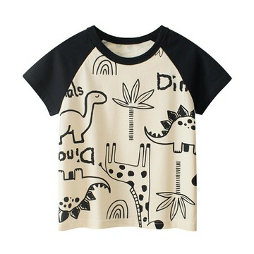 Baby童衣 夏季男童短袖T-Shirt 短袖圓領上衣 兒童短T恤 韓版百搭上衣 89130