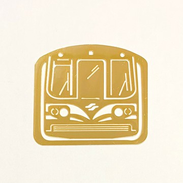 捷運金屬書籤-車頭款(金) MILU BookMark 台北輕旅行 文創商品