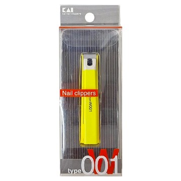KAI 貝印 typeW001系列 指甲剪 平口 S(7.2 x 1.6 x 1.9cm 刀刃長1cm) KE-0110  綠色  1件