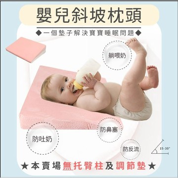▲台灣出貨 隔日到貨 枕頭 新生嬰兒防吐奶溢奶枕 出口歐美多功能初生兒 孕婦哺乳 梯型枕 三角枕