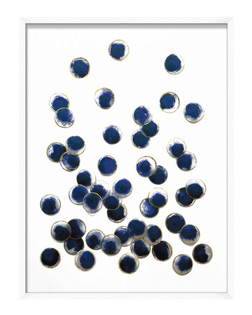 "Grand Blue Capiz 1" Giclee Print