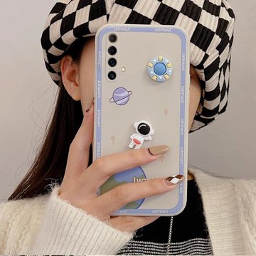 立體宇航員realmex50手機殼新款realmex50pro全包保護套高端oppo防摔外殼創意卡通真我X50PRO超薄軟殼網紅感