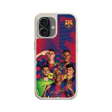 iPhone 17 SolidX 貝殼灰 - FC Barcelona - Squad Energy