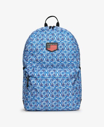 Superdry Women's Classic Patch Montana Backpack Navy Size: 1SIZE