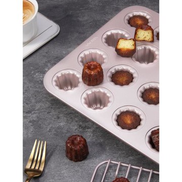 CHEFMADE學廚可露麗模具20連杯迷你巧克力甜甜圈diy法式烘焙工具