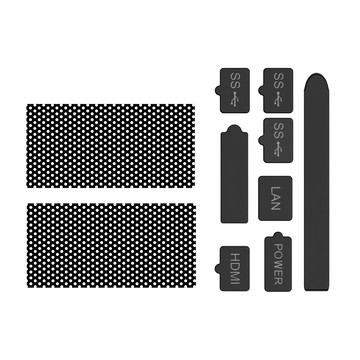 DOBE XBOX Series X 防塵組 PVC+矽膠材質  單一商品  黑色  1組