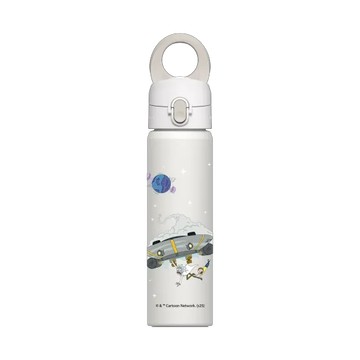 磁吸水壺 AquaStand 不鏽鋼 700cc - 附吸管 白 - 瑞克和莫蒂 Rick and Morty - 星球逃亡