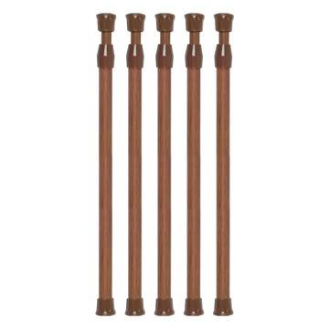 G+居家系列 門簾伸縮桿 Set  木紋  60~110cm