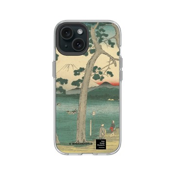 iPhone 15 Clear 透明 - Van Gogh Museum - 東海道左側的富士山 - 歌川廣重