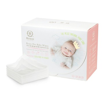 Roushr柔仕 舒適款紗布毛巾 20cm*20cm 160抽【德芳保健藥妝】