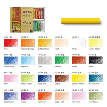 【文具通】SIMBALION 雄獅 專家用油性粉彩24色 POP24/1 A1370003 A1370003【領券滿額再折千12/31止】