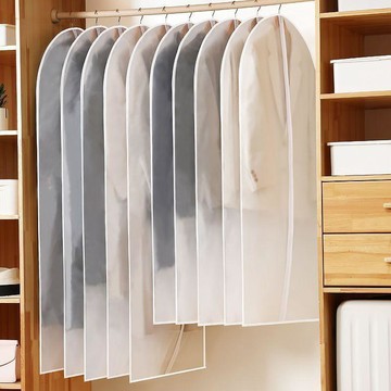 衣服防塵罩 掛衣袋透明大衣防塵袋 衣罩 裝衣物羽絨服 收納防塵套 袋子 RTYY
