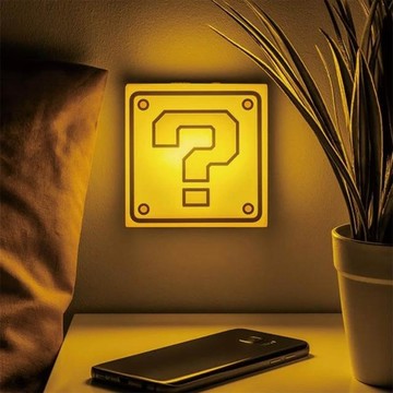 【Paladone UK】Nintendo 任天堂 超級瑪利歐 問號磚 感應小夜燈
