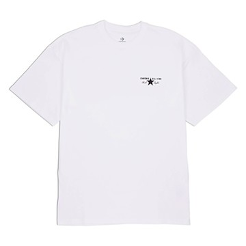 CONVERSE LICENSE PLATE TEE 短袖上衣 男 白色-10027997-A06