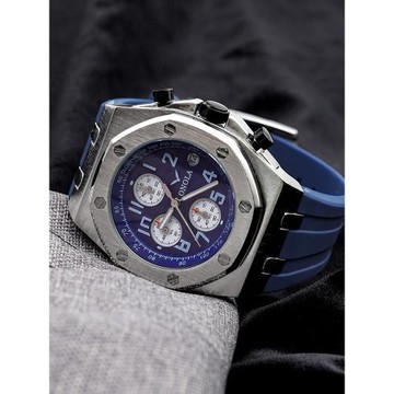 2024新款男士夜光皇家石英手表日歷休閑防水學生時尚潮流運動