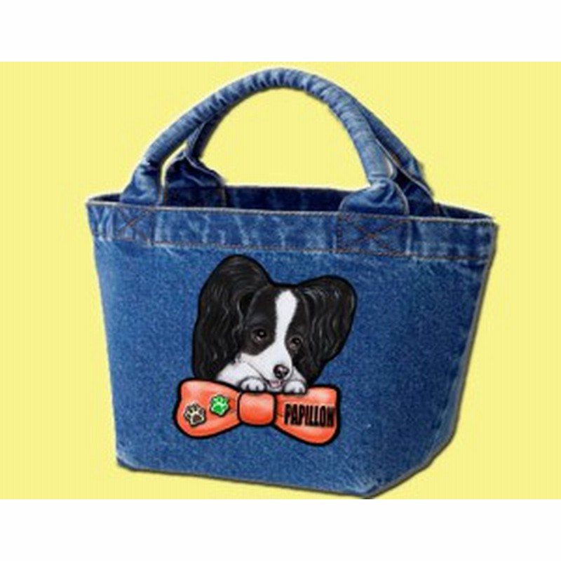 デニムバッグ 犬 かばん お散歩バッグ パピヨン キャンバス雑貨グッズ犬雑貨 通販 Lineポイント最大1 0 Get Lineショッピング