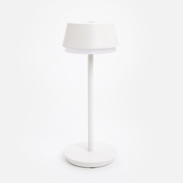 伊登充電式金屬桌燈 白
