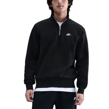 【Nike】 AS M NK CLUB BB HZ TOP  半開襟長袖上衣 男 - FN3865010