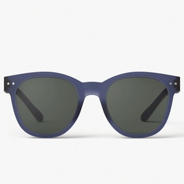IZIPIZI Sun 太陽眼鏡 墨鏡 成人尺寸 #N框 灰色鏡片-靛藍