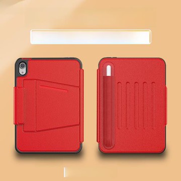 歐格仕適用2022新款iPadAir5/4防摔保護殼Pro11皮質翻蓋蘋果平板電腦保護套Mini654代10.92寸支架9.7.9帶筆槽