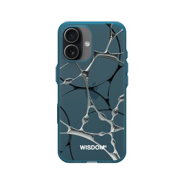 iPhone 17 Clear (相機按鈕) 夜幕藍 - WISDOM - SILK