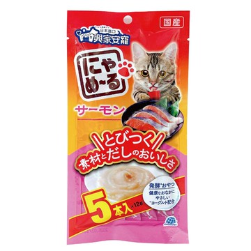 興家安寵喵嚕貓用肉泥條(鮭魚)5 入
