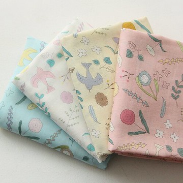 竹纖維雙層棉紗 寶寶布料 進口布料 戶外元素系列 CT2117