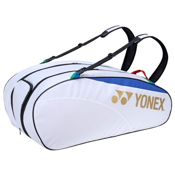 YONEX 6支裝球拍袋/羽球包/可調式背袋/雙肩包 YOOT3404TR-011  巴黎奧運 白色  1個  77 x 33 x 32cm